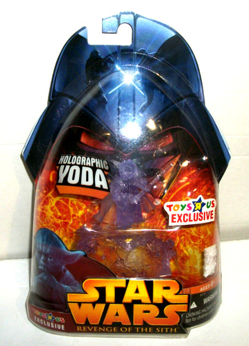 Figurina olografica yoda star - figurina,
